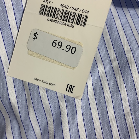 ZARA stripe shirt dress. NO OFFERS/ FIRM PRICE 🔥 - Picture 4 of 9